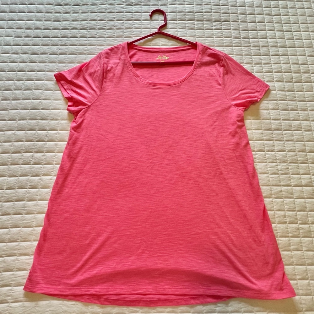 Lilly Pulitzer Etta Scoop Neck Tshirt - Picture 2 of 8
